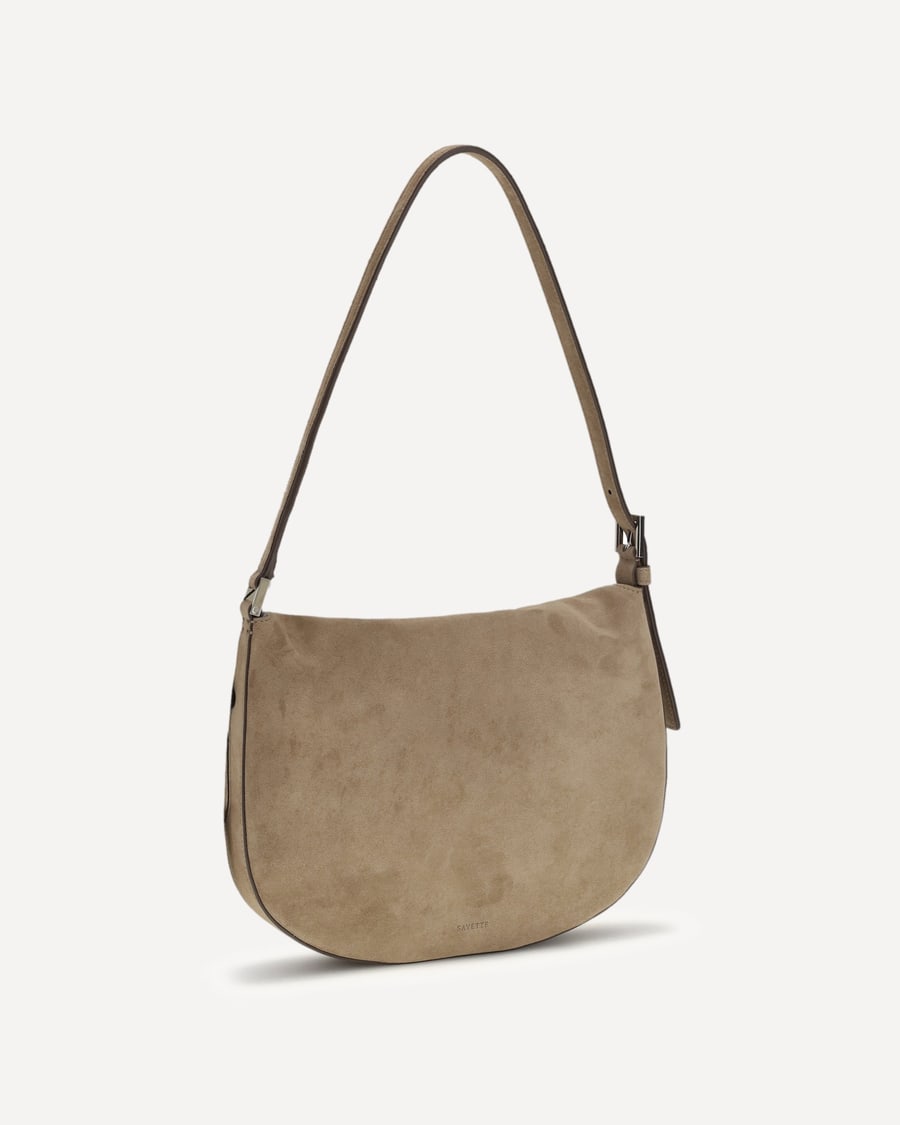 SAVETTE Savette Round Hobo Shoulder Bag, view 2