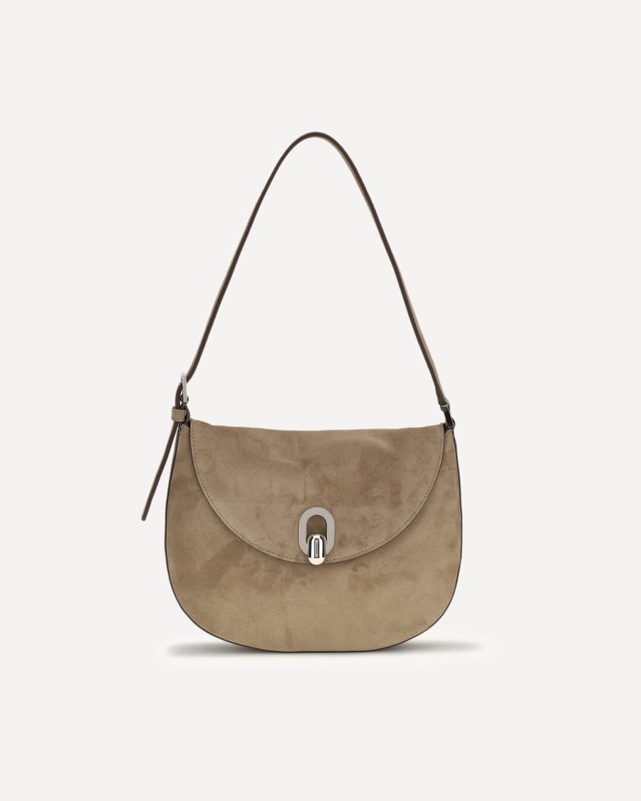 SAVETTE Savette Round Hobo Shoulder Bag, view 3