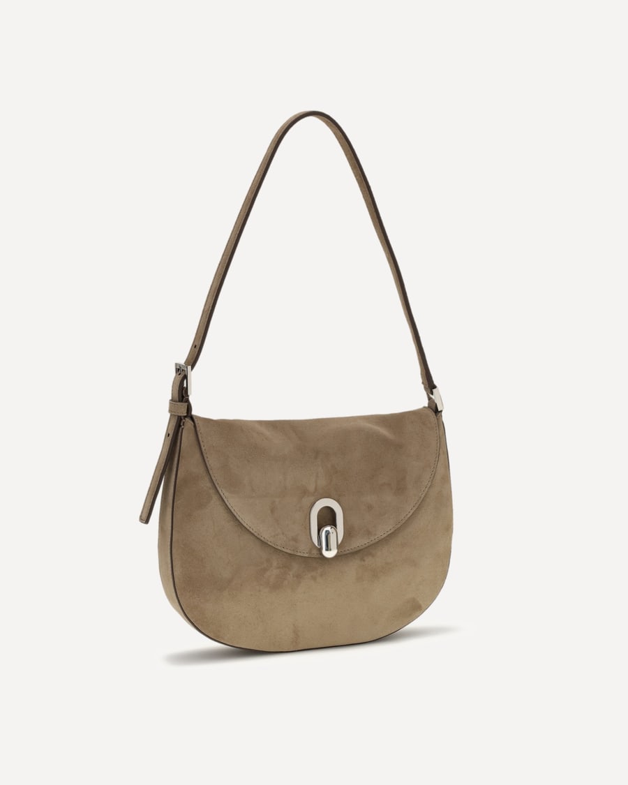 SAVETTE Savette Round Hobo Shoulder Bag, view 4