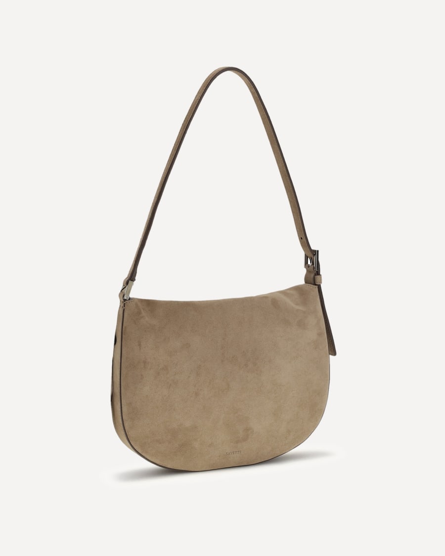 SAVETTE Savette Round Hobo Shoulder Bag, view 5