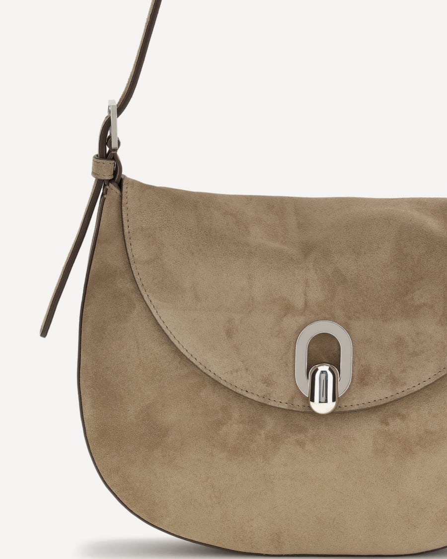 SAVETTE Savette Round Hobo Shoulder Bag, view 6