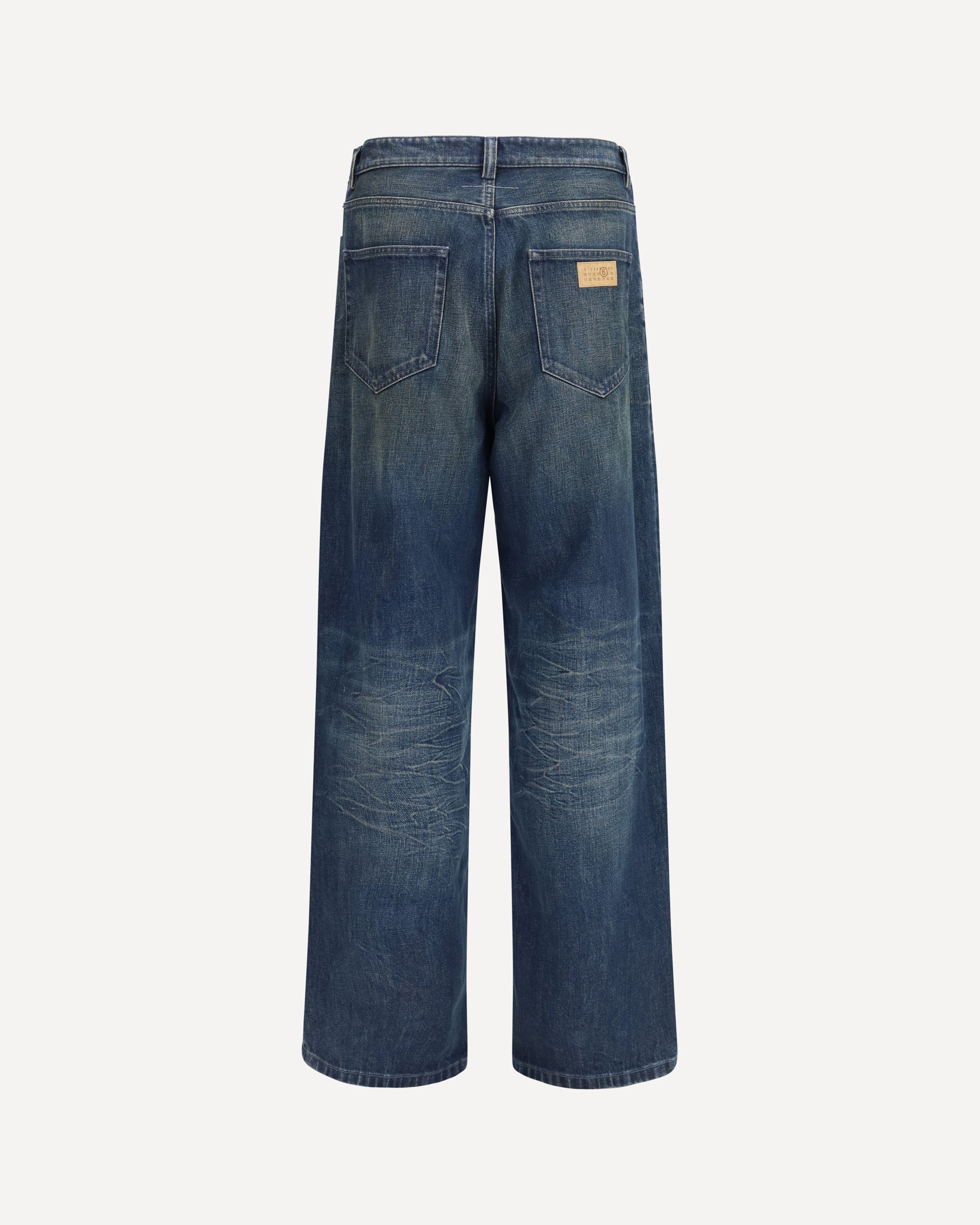 MM6 Five-pocket Pants with panel design, view 2