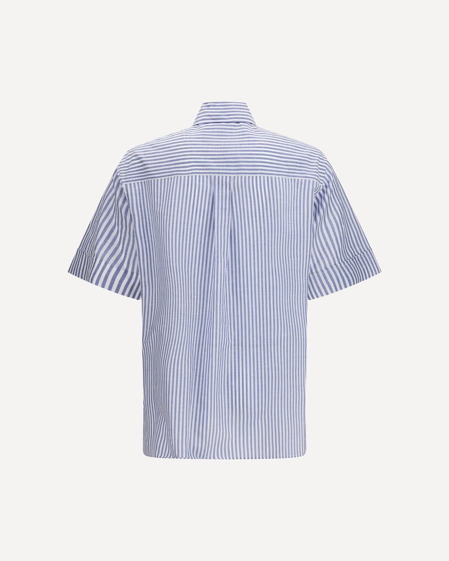 VALENTINO Short-sleeve Shirt with logo buttons, view 4