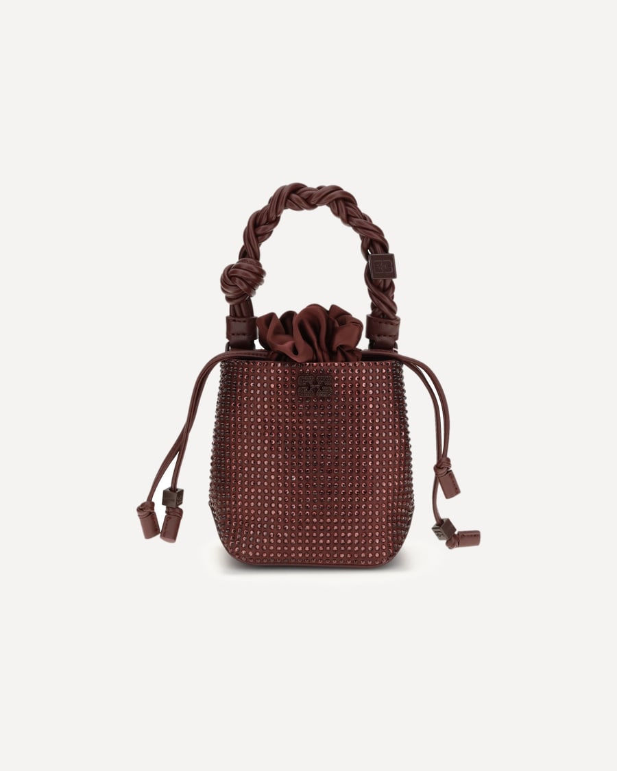 Ganni Mini Bou Buckle Bag, view 3