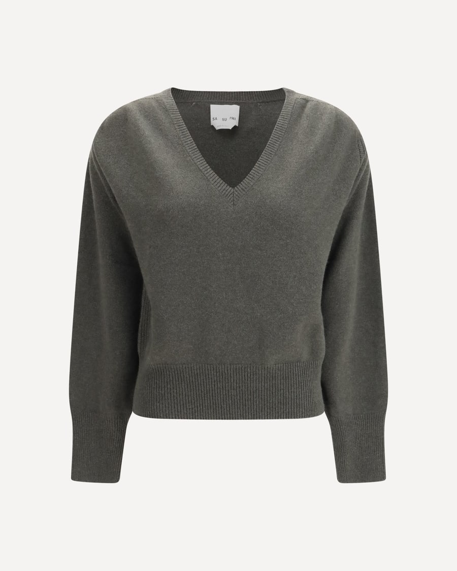 SA SU PHI V-neck cashmere Sweater, view 3