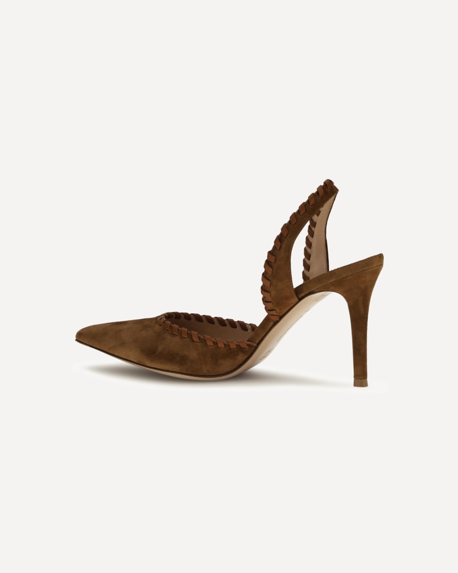 GIANVITO ROSSI Suede Pumps, view 5