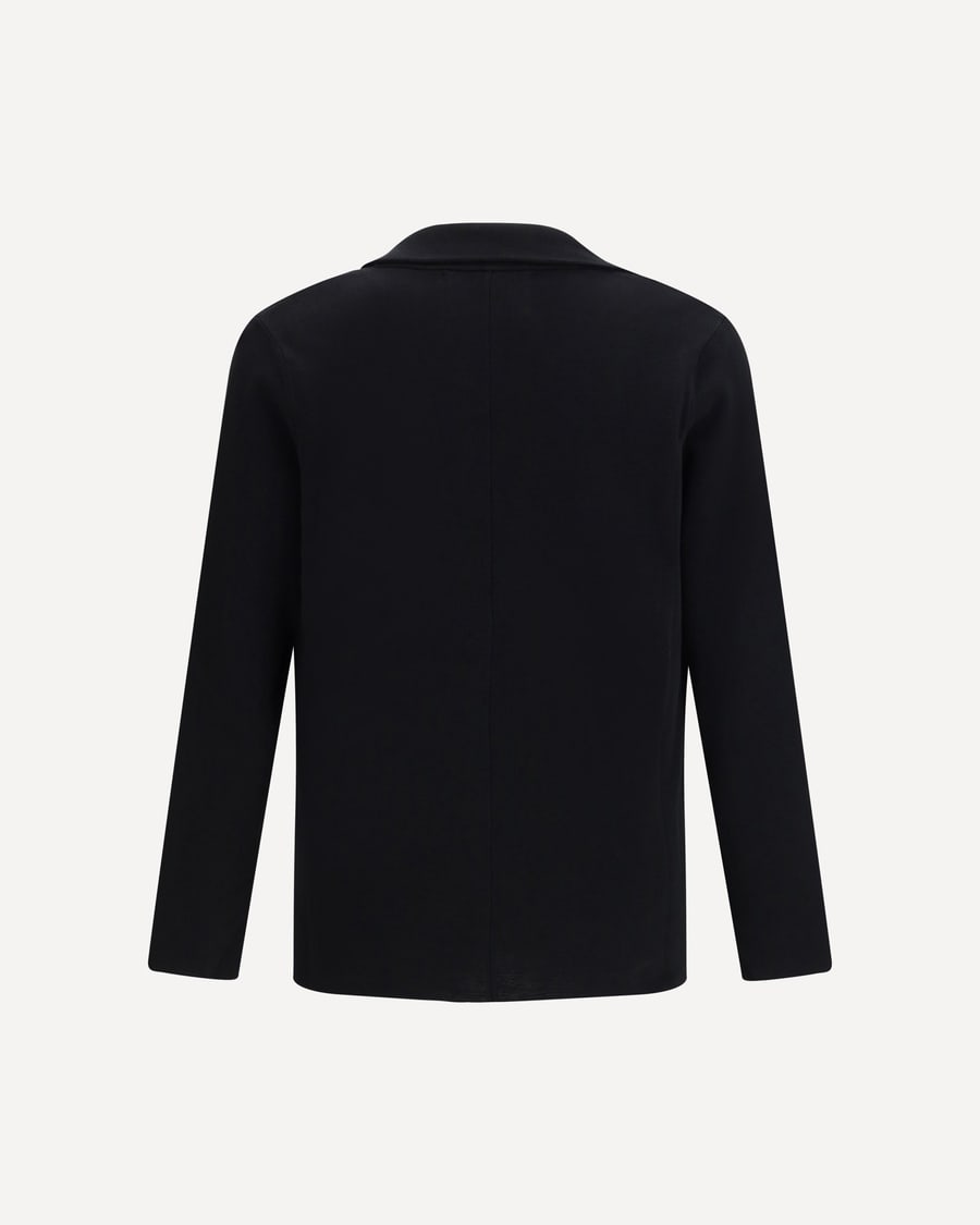 ROBERTO COLLINA Knit Jacket with lapels, view 2