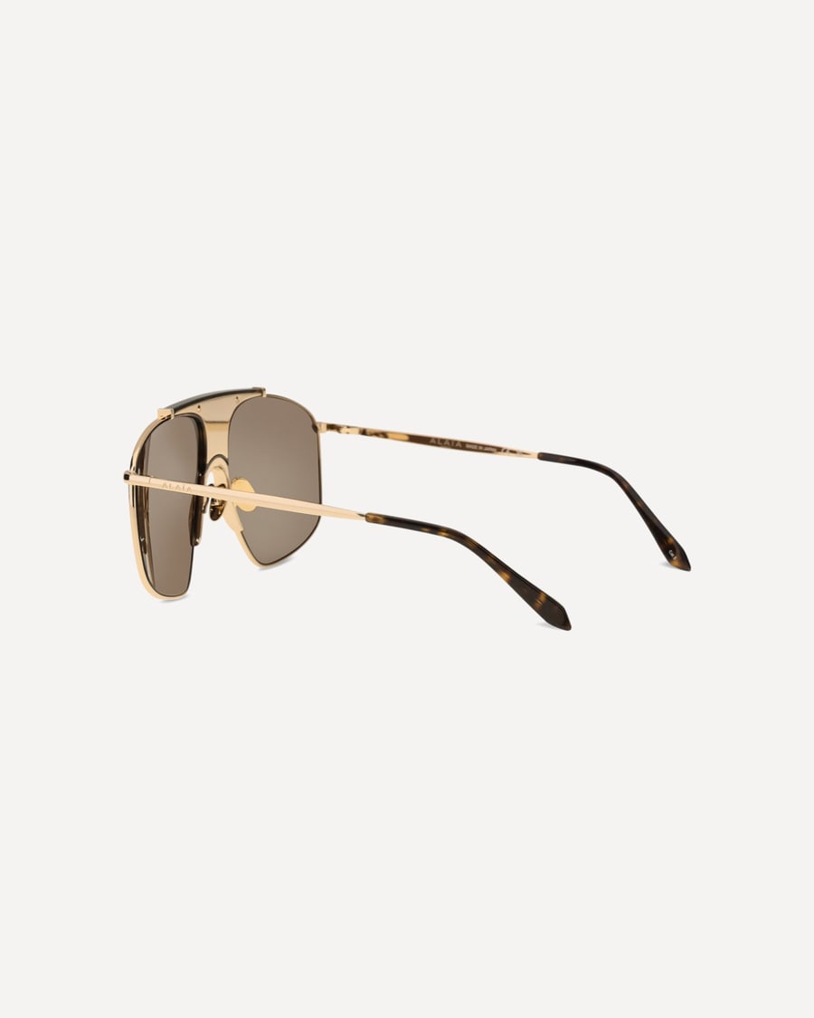 Alaïa Square aviator Sunglasses, view 5