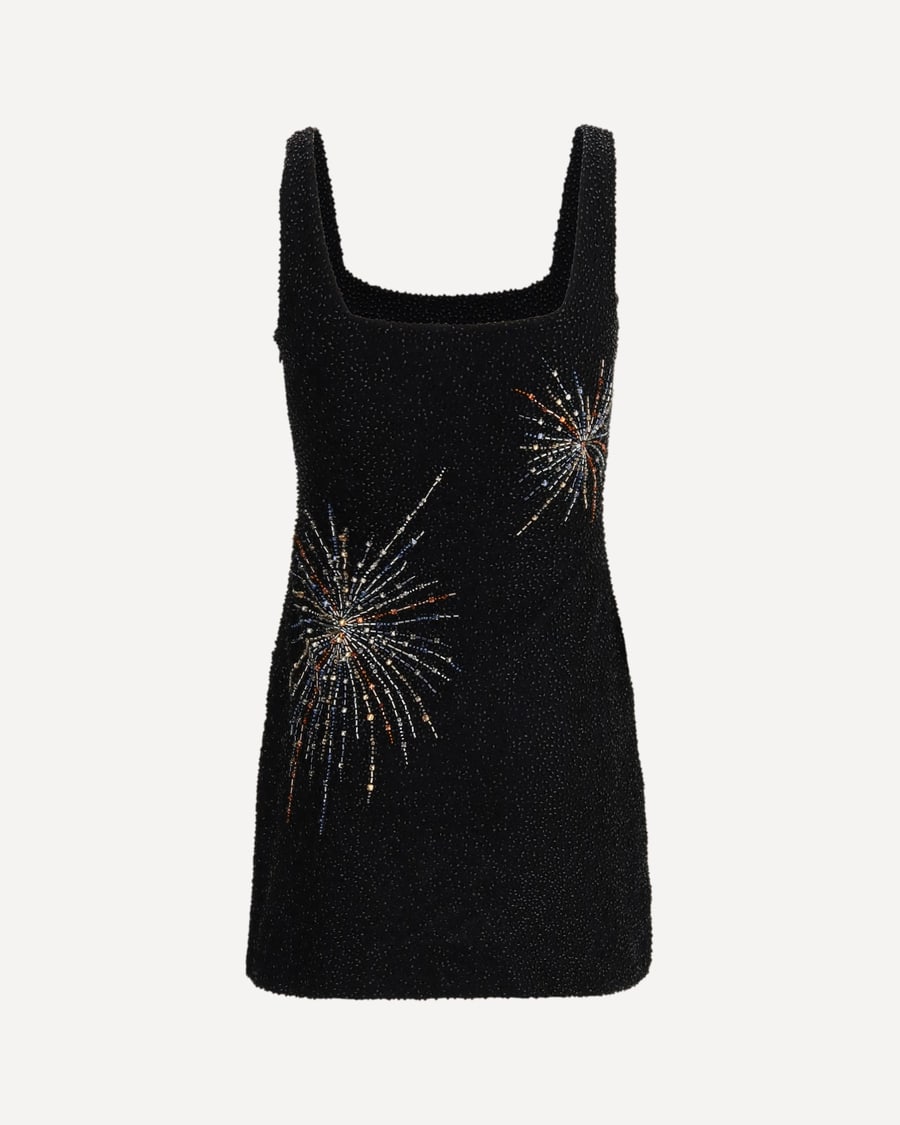 STAUD Sable Dress Firework, view 2