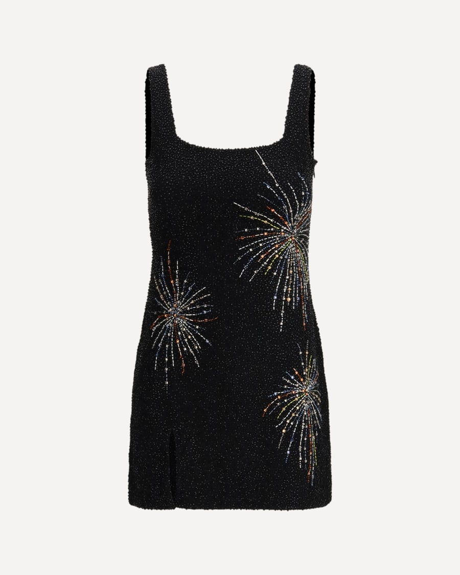 STAUD Sable Dress Firework, view 3