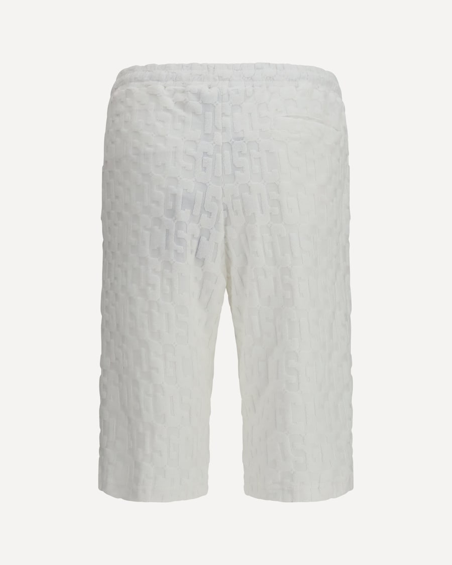 GCDS Shorts with all-over monogram, view 2