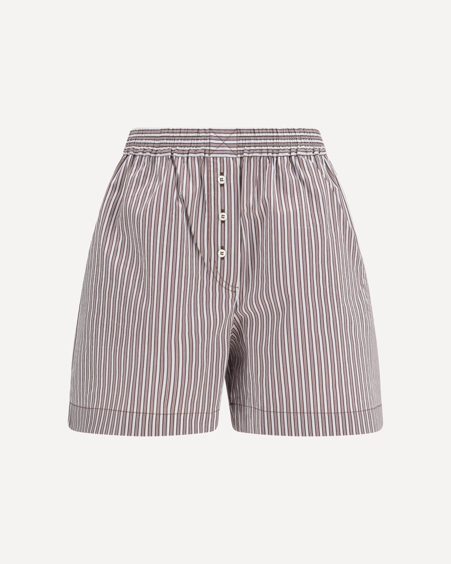 Brunello Cucinelli Striped silk Shorts, view 3