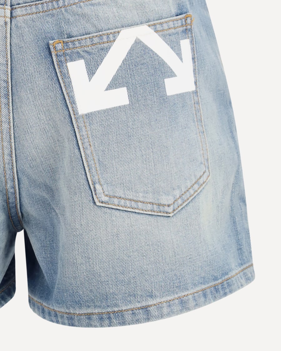 Off-White Doll Denim Shorts, view 5