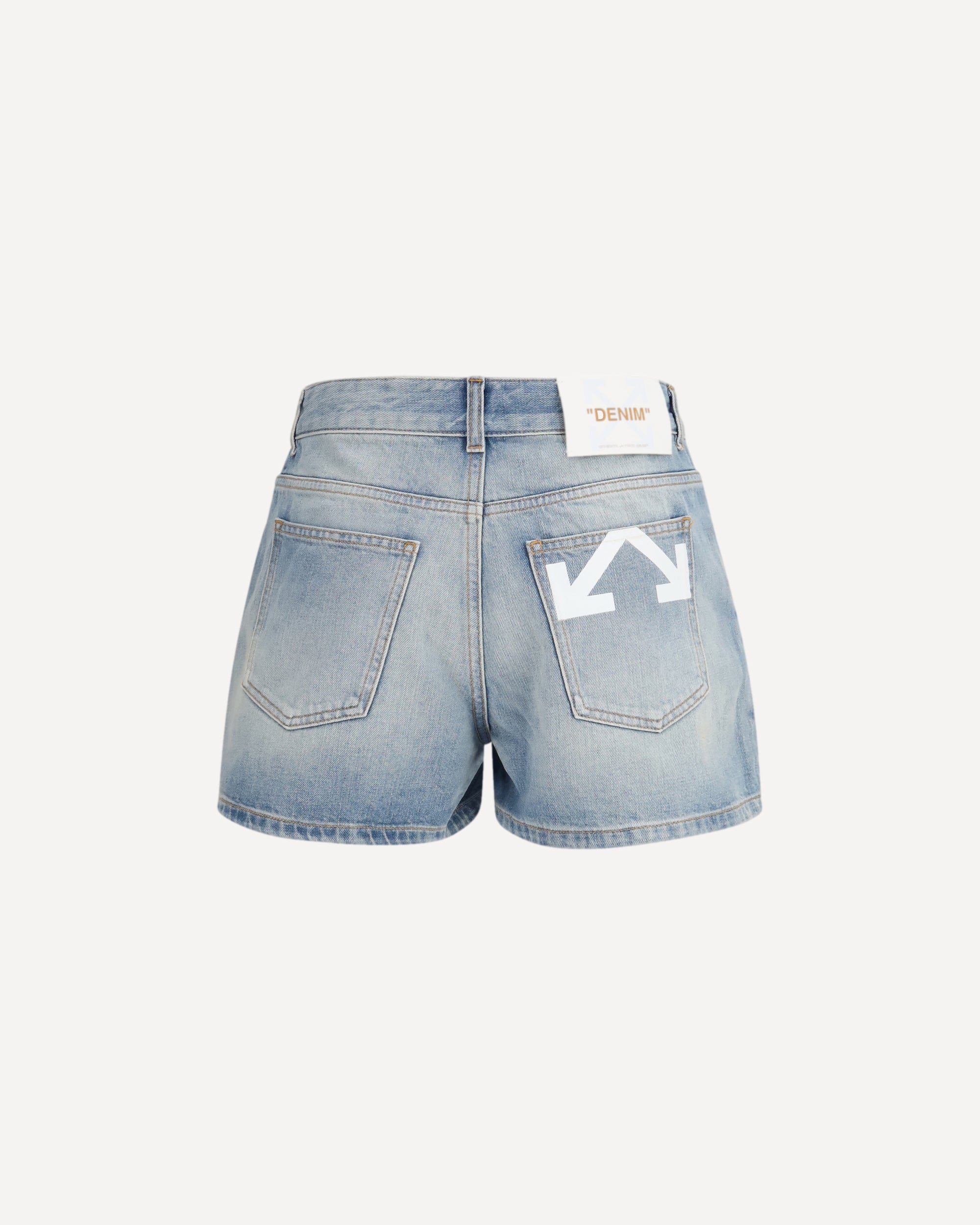 Off-White Doll Denim Shorts, view 2