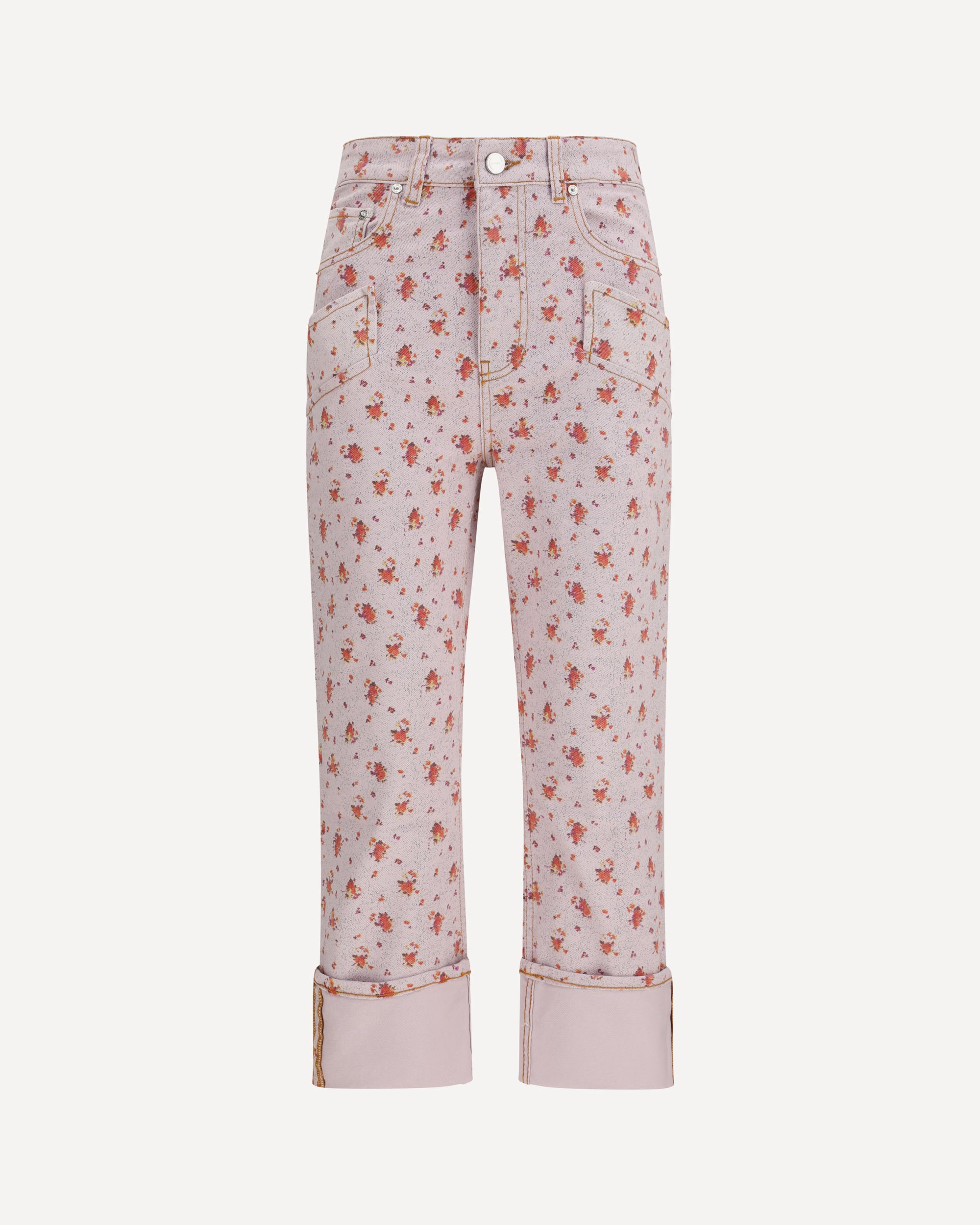 Ganni Printed Capri Pants