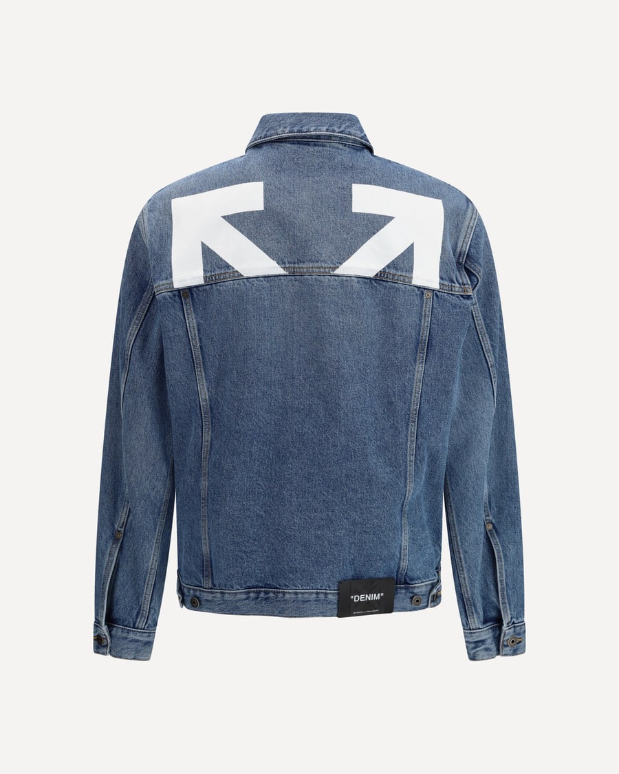 Off-White Half Arrow Skate Denim Jacket, view 2