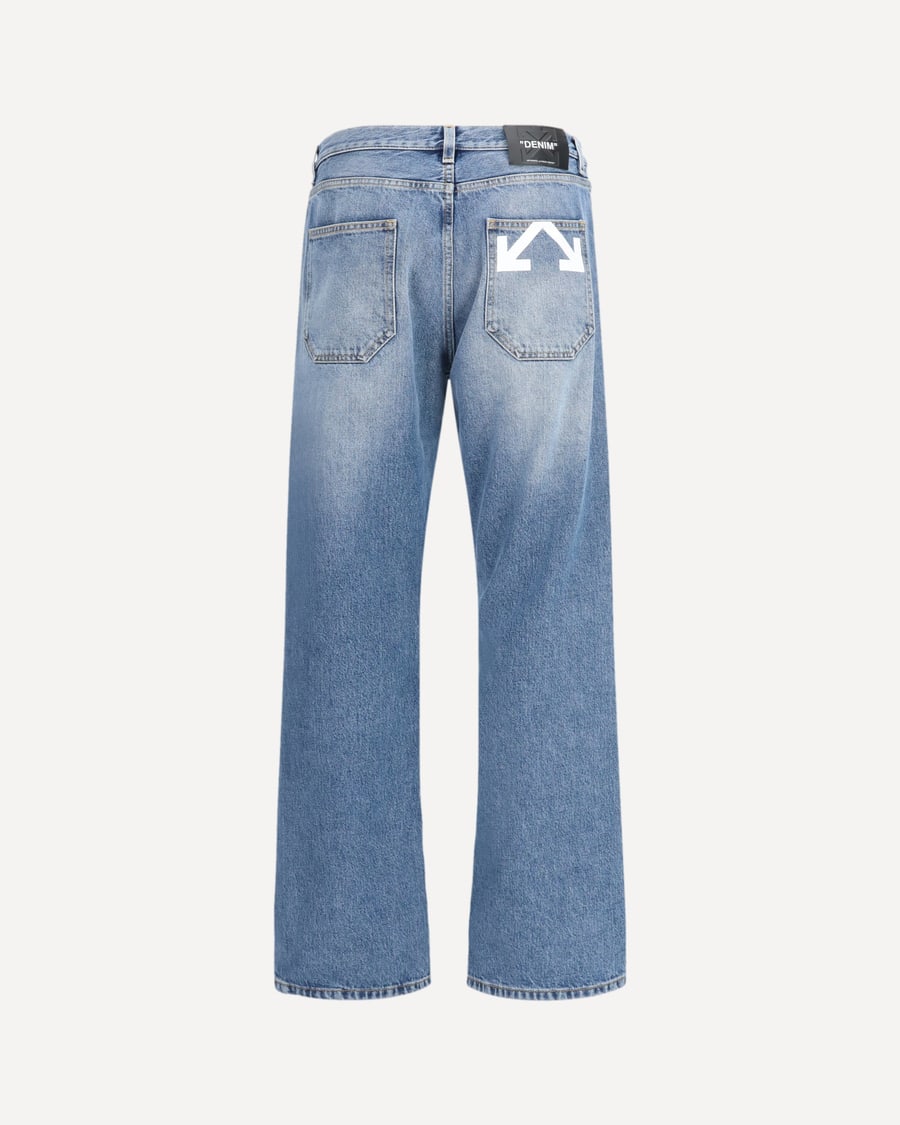 Off-White Half Arrow slim relaxed Jeans, view 2