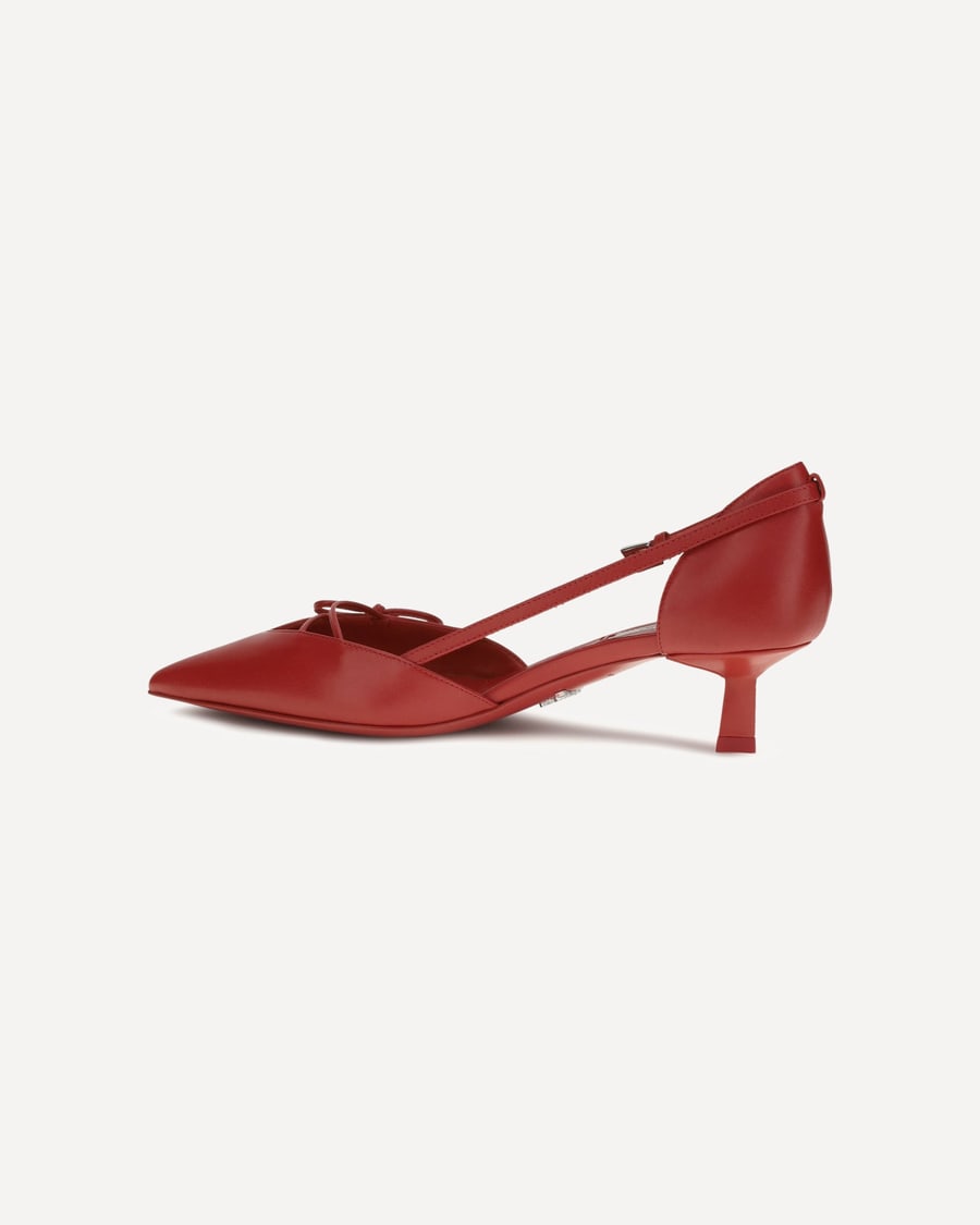 Prada Side-cut leather Pumps, view 5
