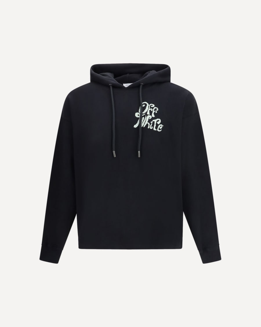 Off-White Cotton Hoodie