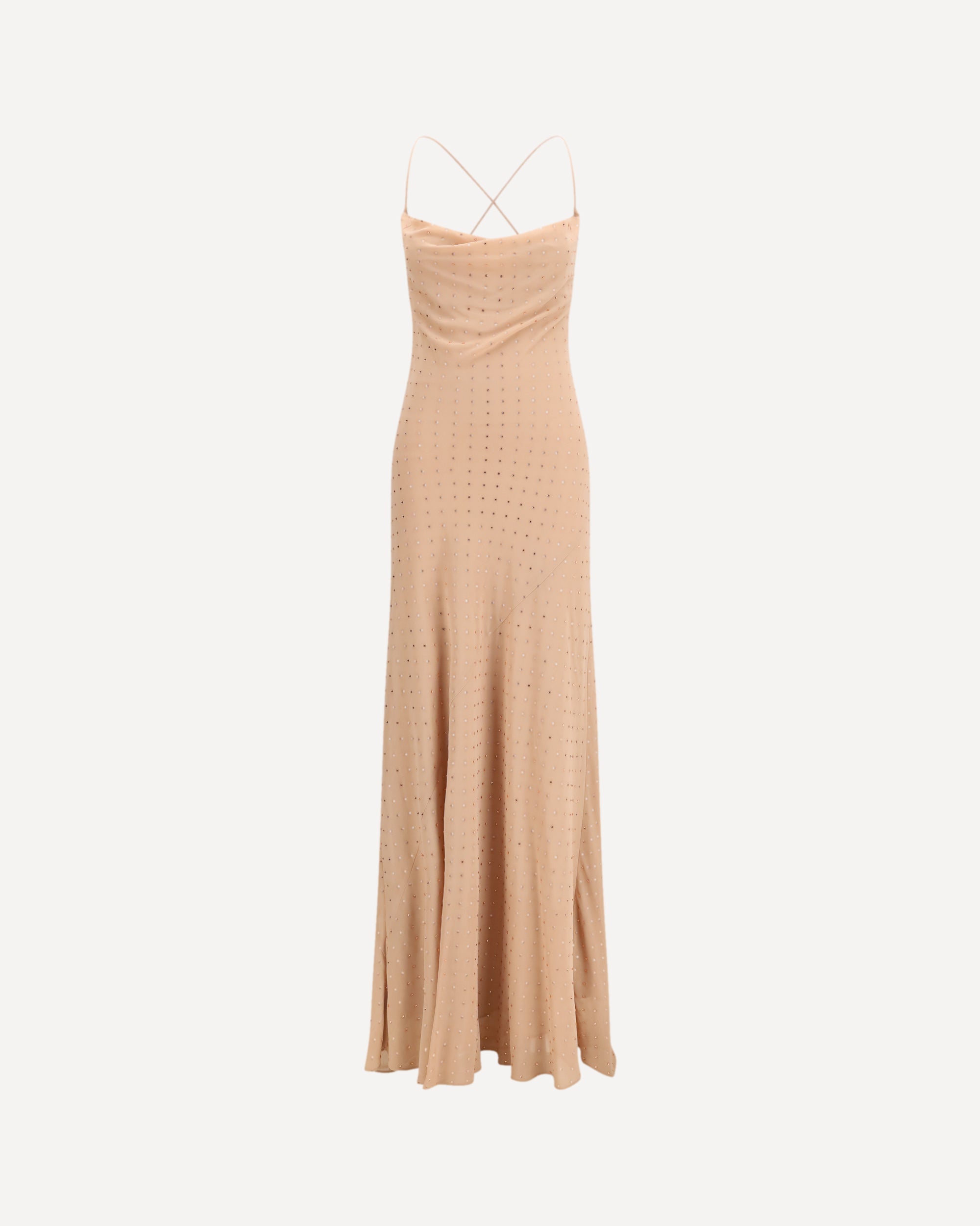 Pinko Long strass Slipdress