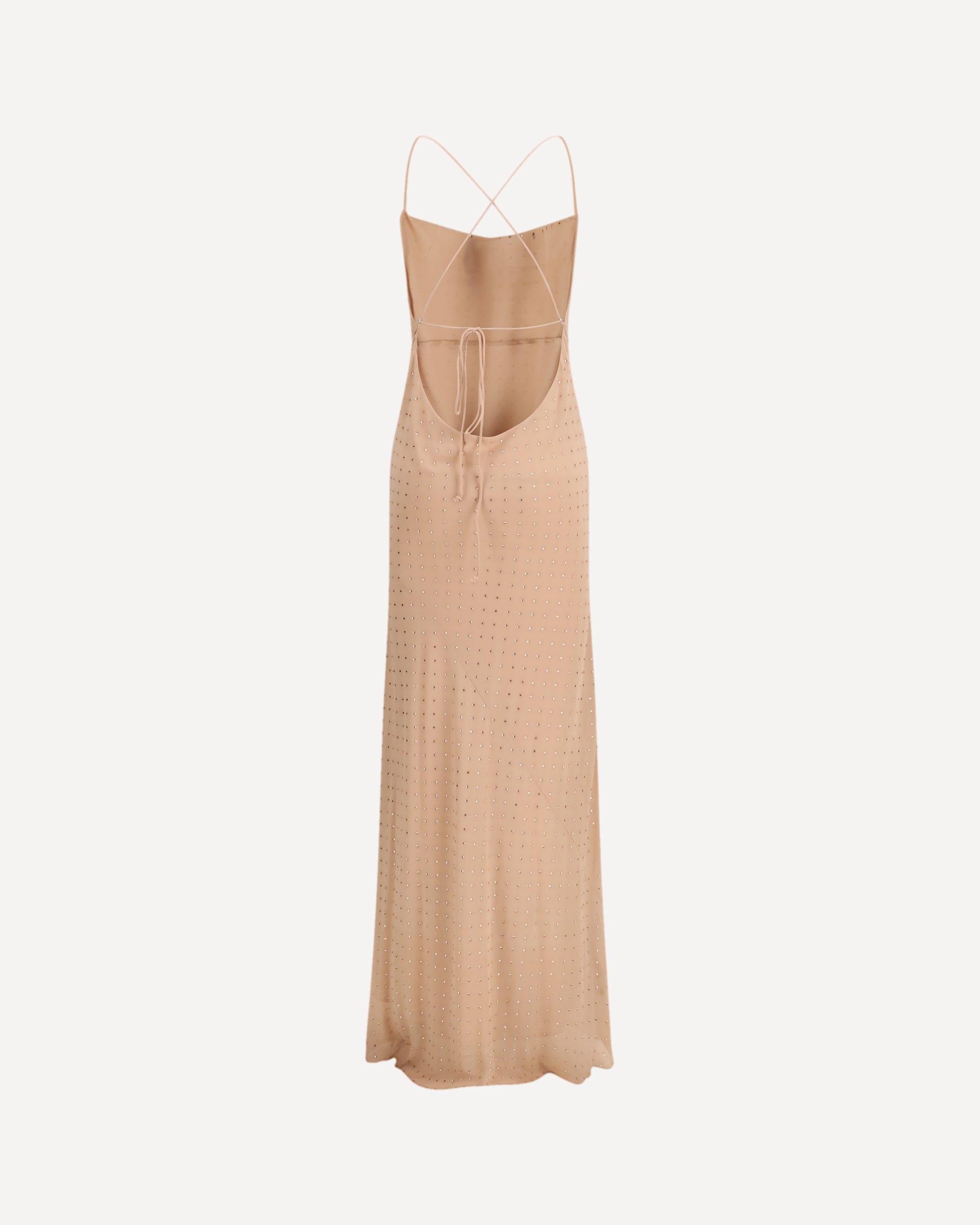 Pinko Long strass Slipdress, view 2