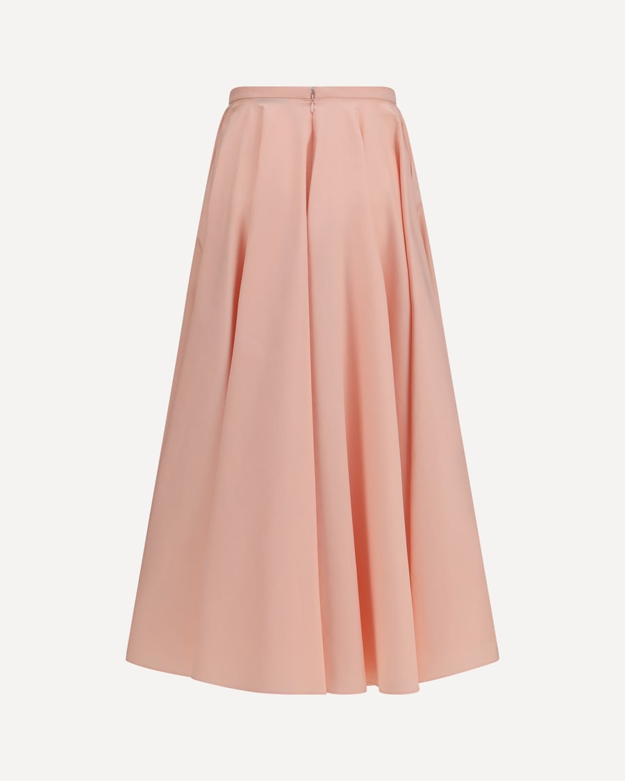 Givenchy Long circular Skirt in cotton poplin, view 2