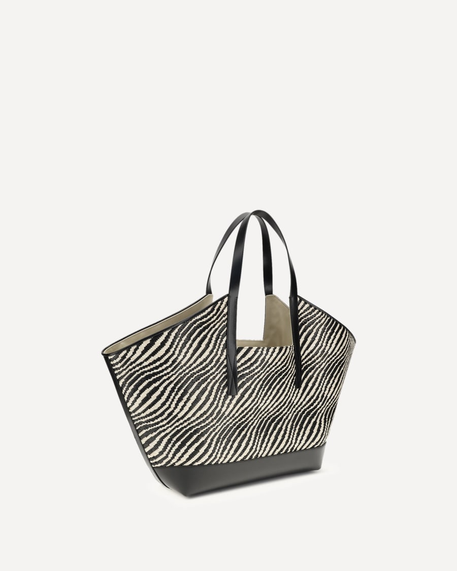 Marni Raffia effect fabric Tote Bag, view 2