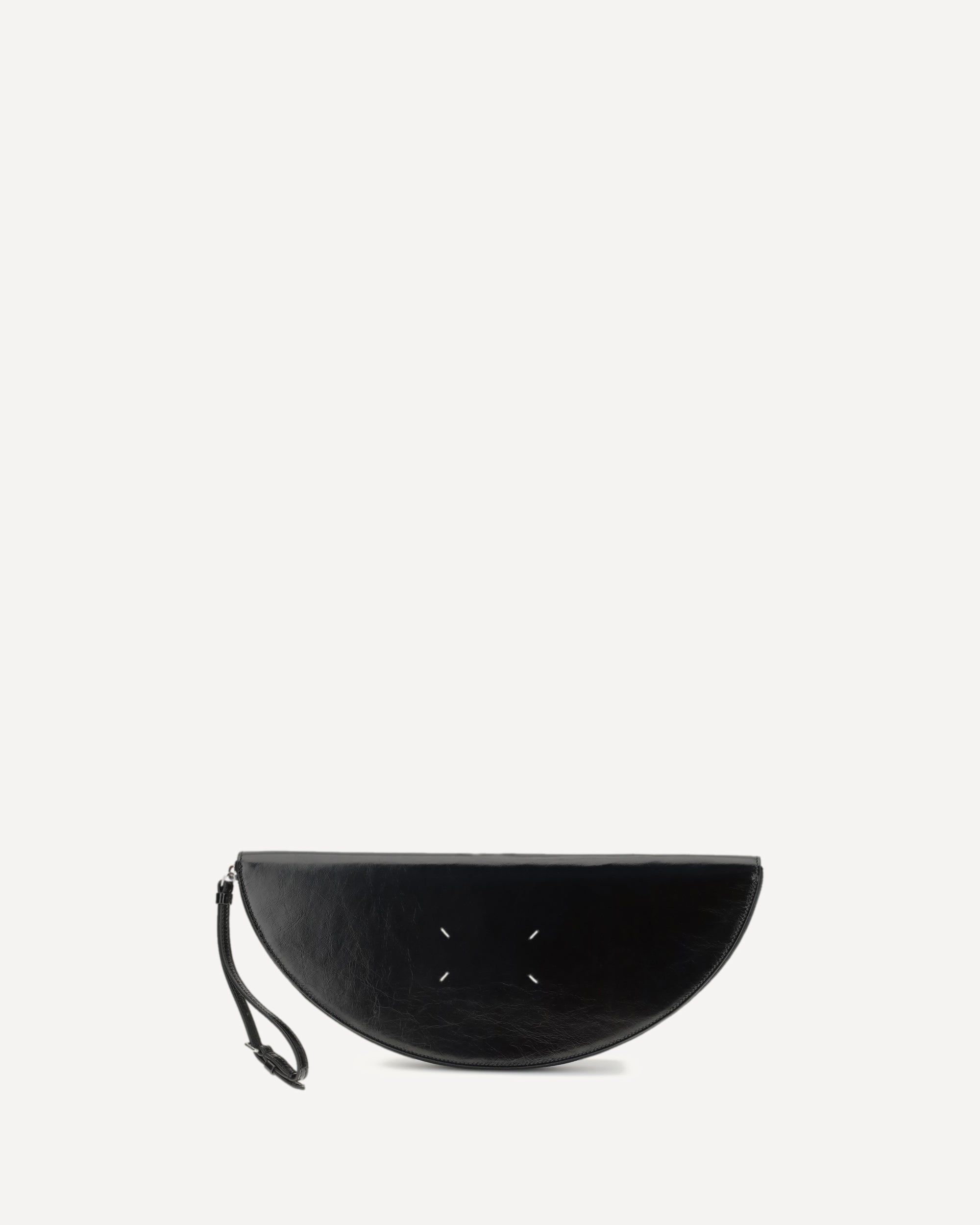 MARGIELA Halfmoon leather Clutch Bag