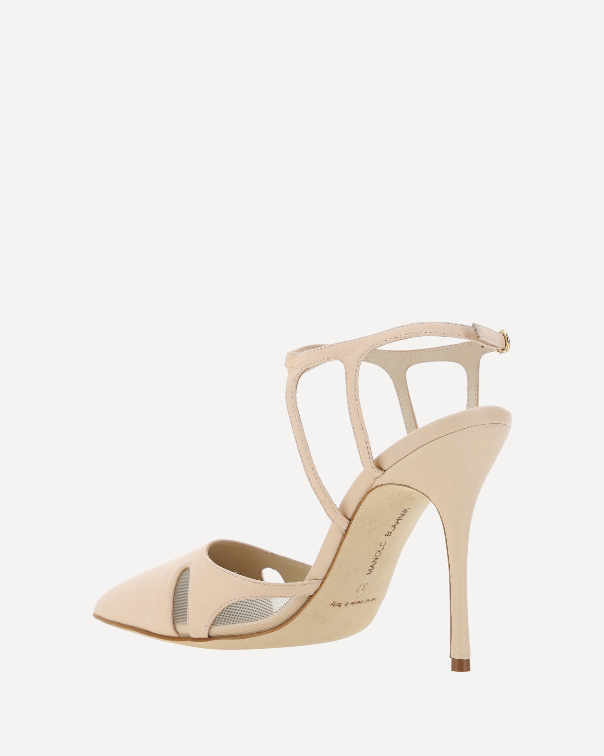 MANOLO BLAHNIK Arcadia Fabio Leather Pumps, view 2