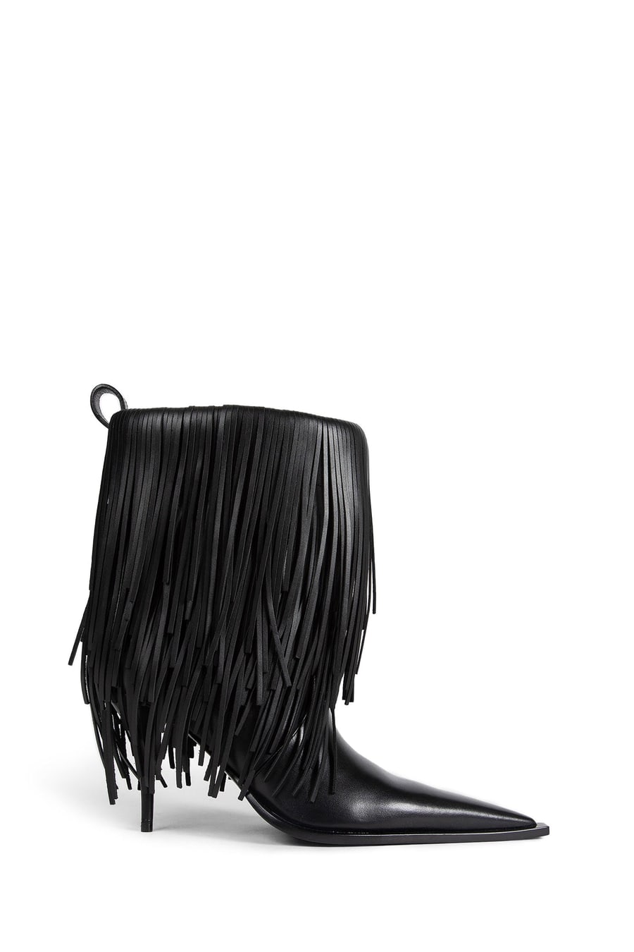 Balenciaga Avenue Fringe Ankle Boots