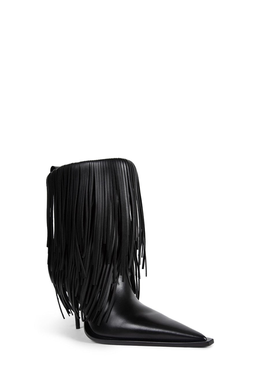 Balenciaga Avenue Fringe Ankle Boots, view 2
