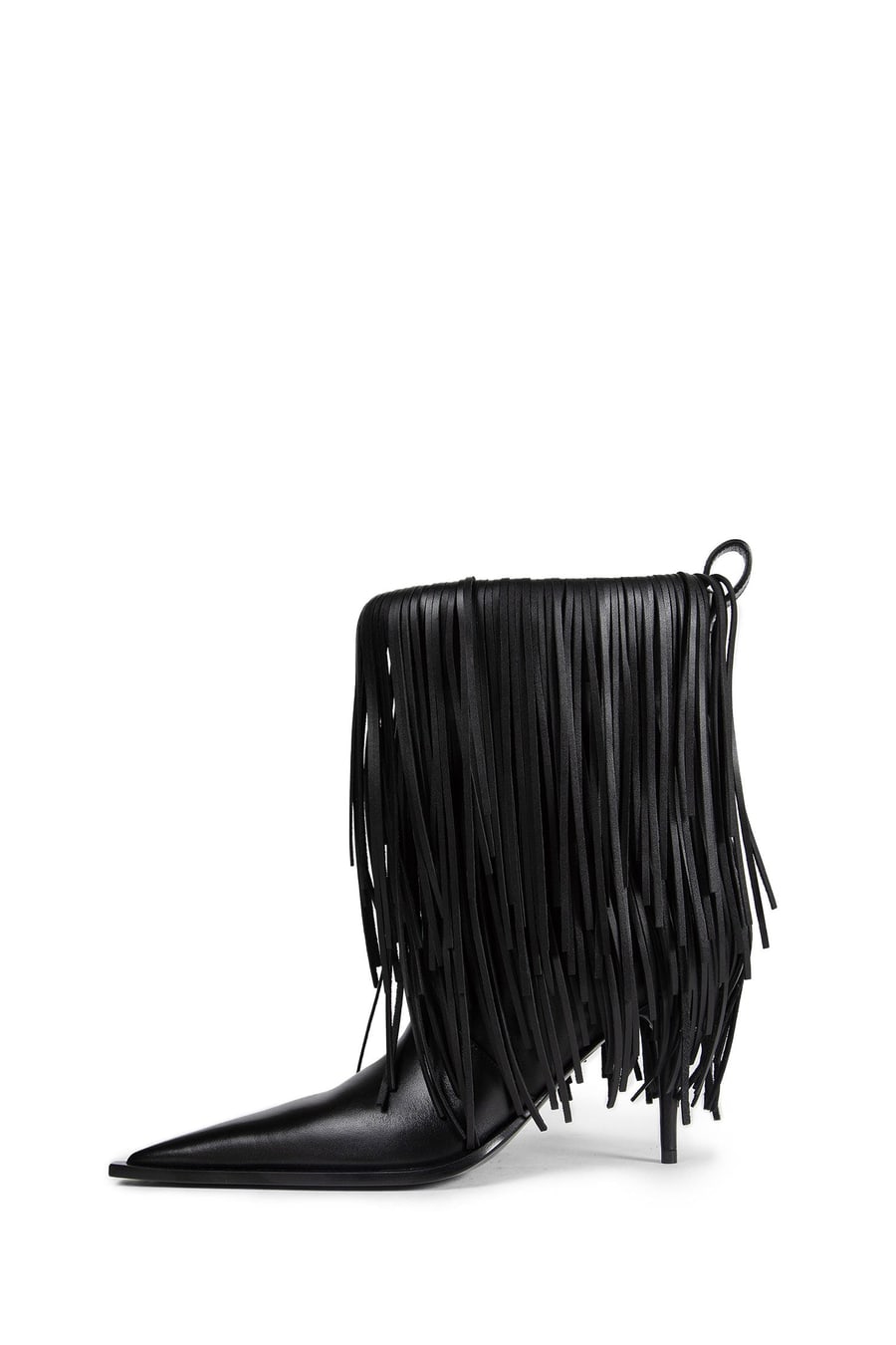 Balenciaga Avenue Fringe Ankle Boots, view 4