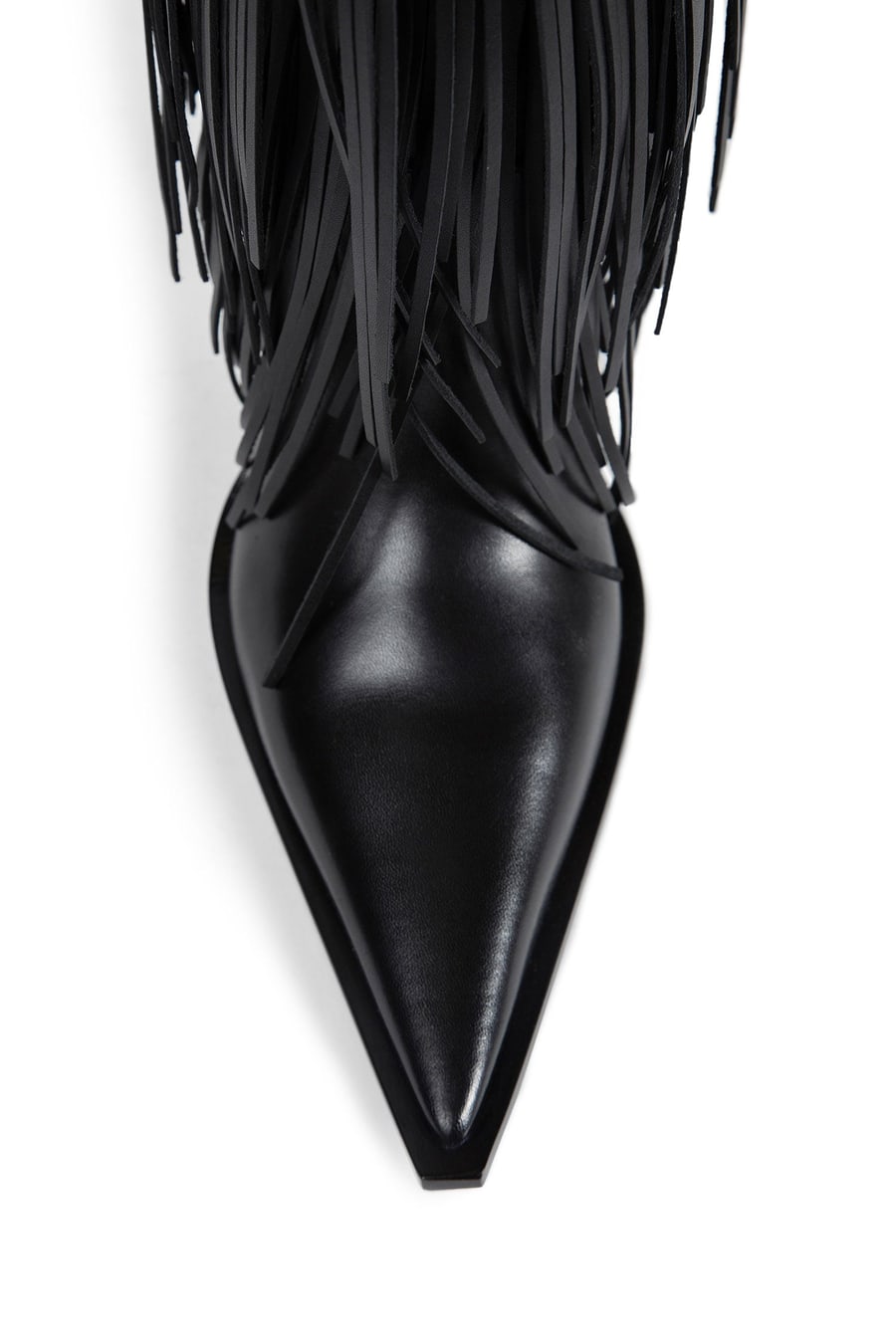 Balenciaga Avenue Fringe Ankle Boots, view 5