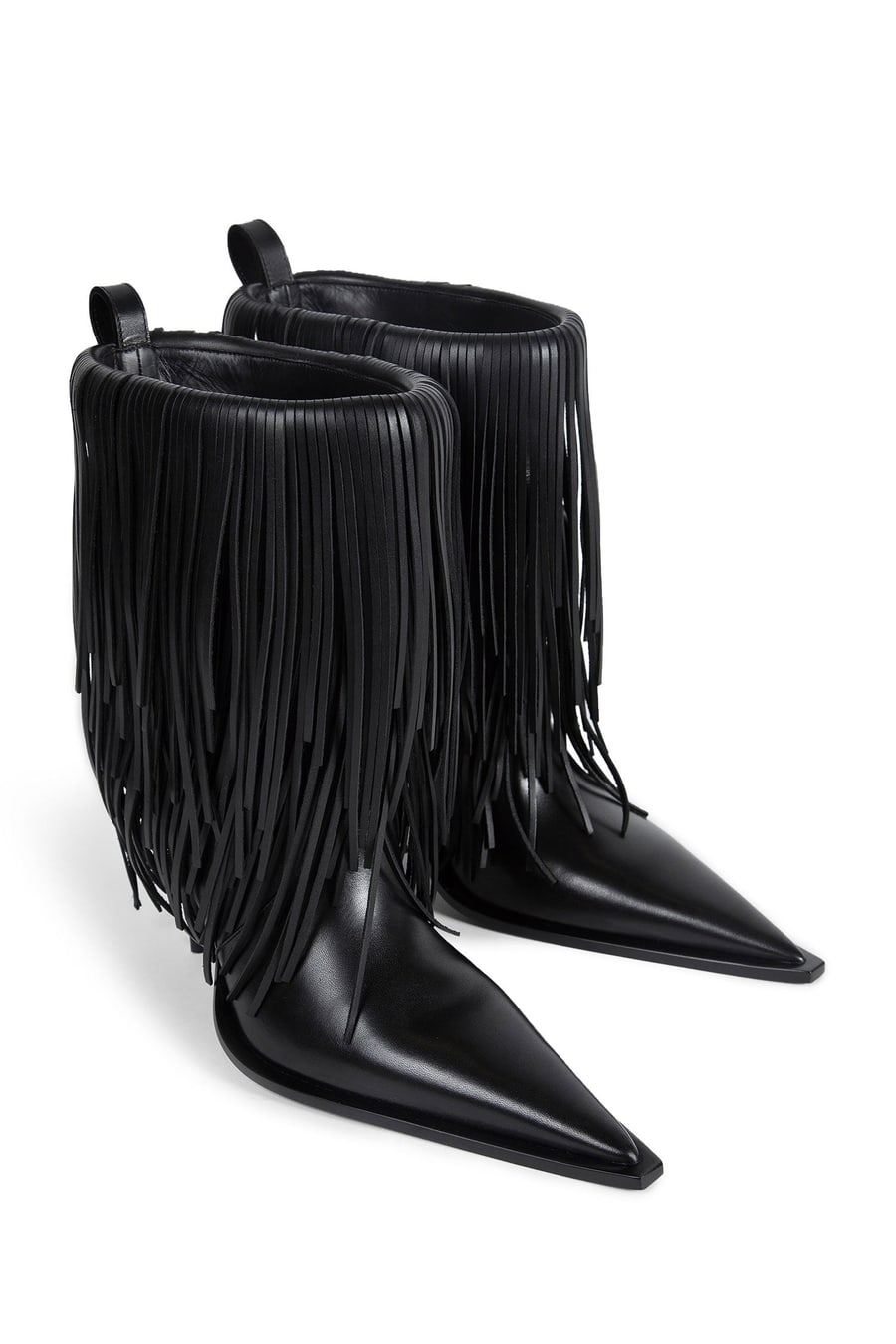 Balenciaga Avenue Fringe Ankle Boots, view 6