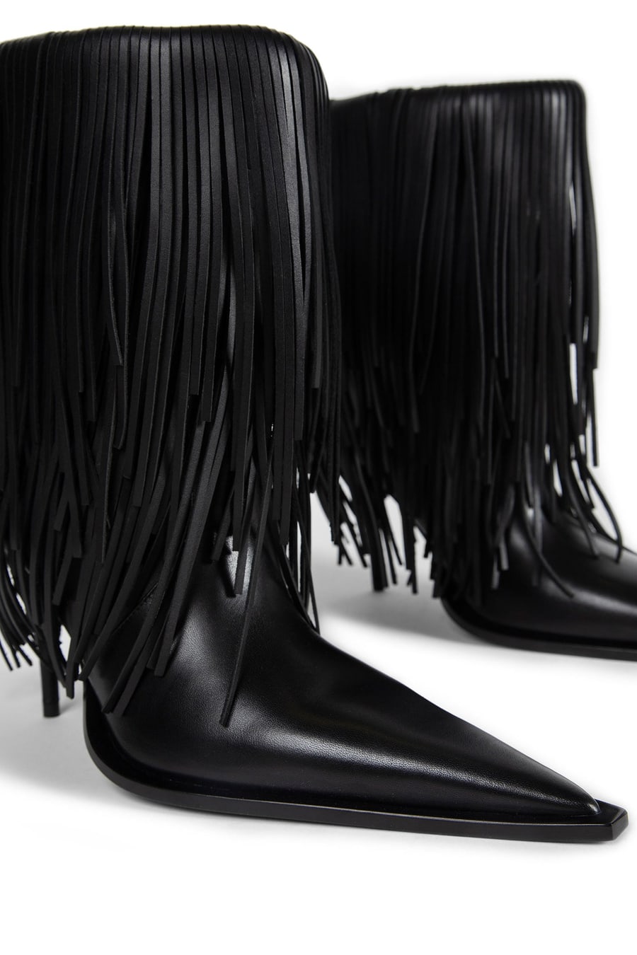 Balenciaga Avenue Fringe Ankle Boots, view 7