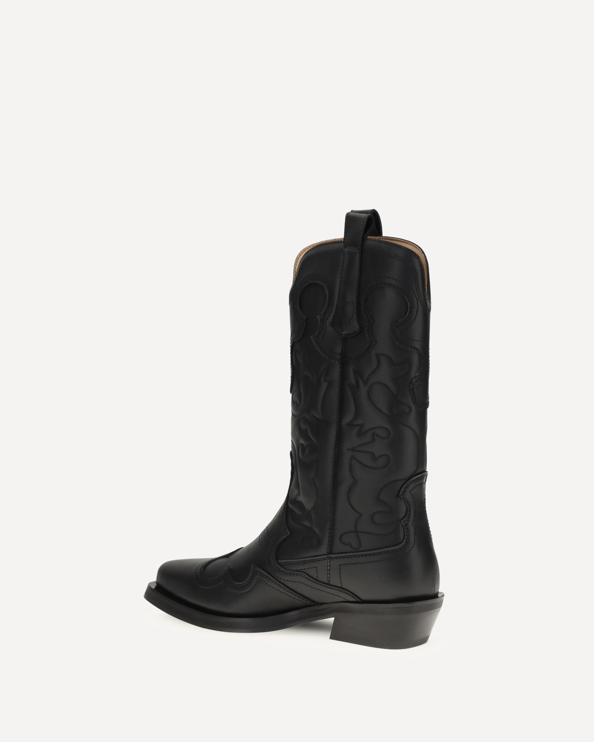 Ganni Embroidered Western Boots, view 2