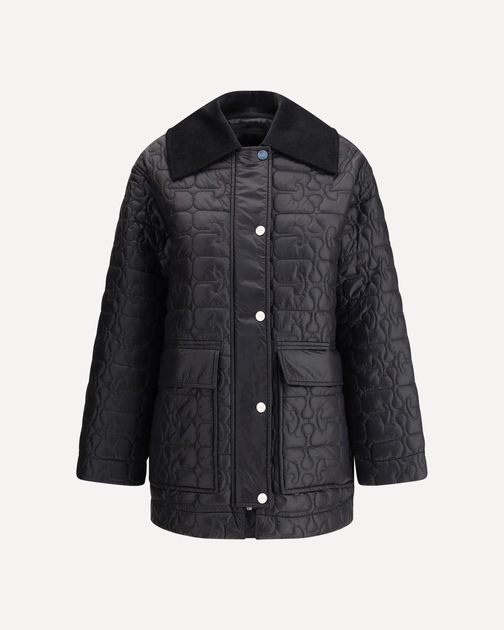 Ganni Glossy finish Down Jacket