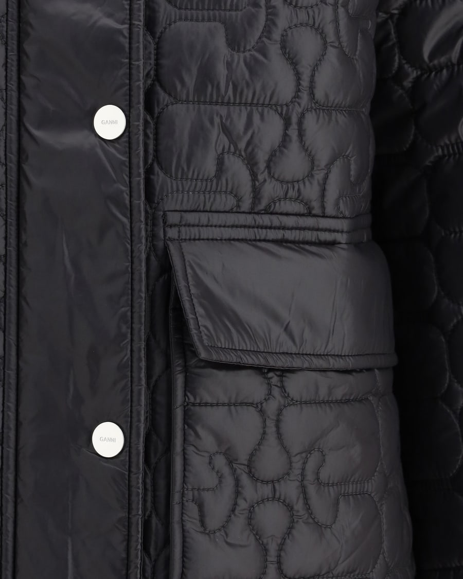 Ganni Glossy finish Down Jacket, view 5