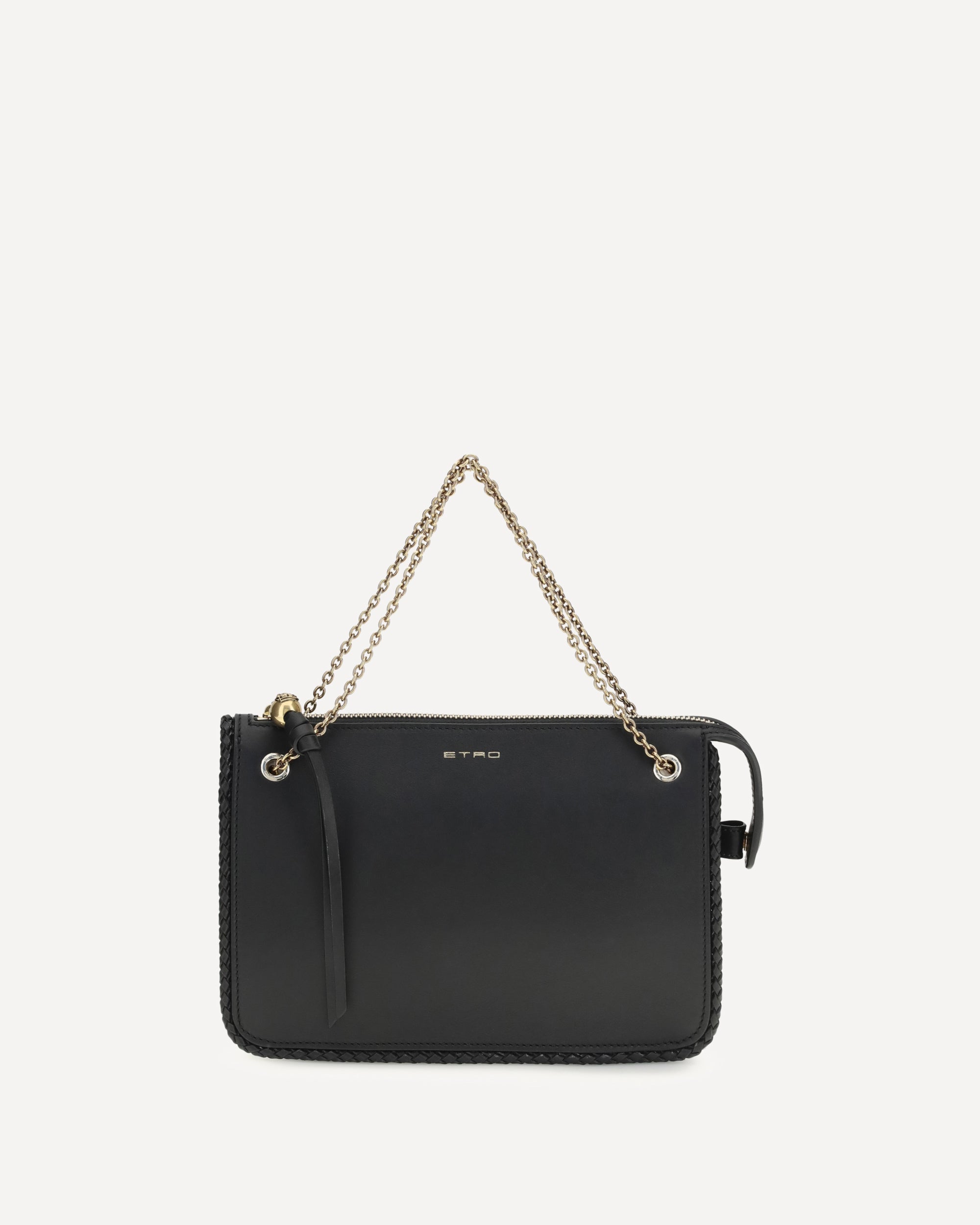 Etro Leather Crossbody Clutch