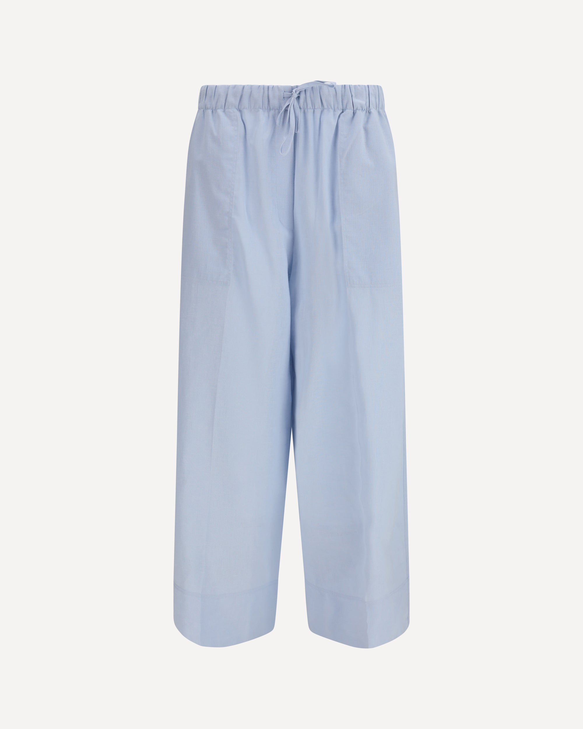Toteme Cotton and linen blend palazzo Pants