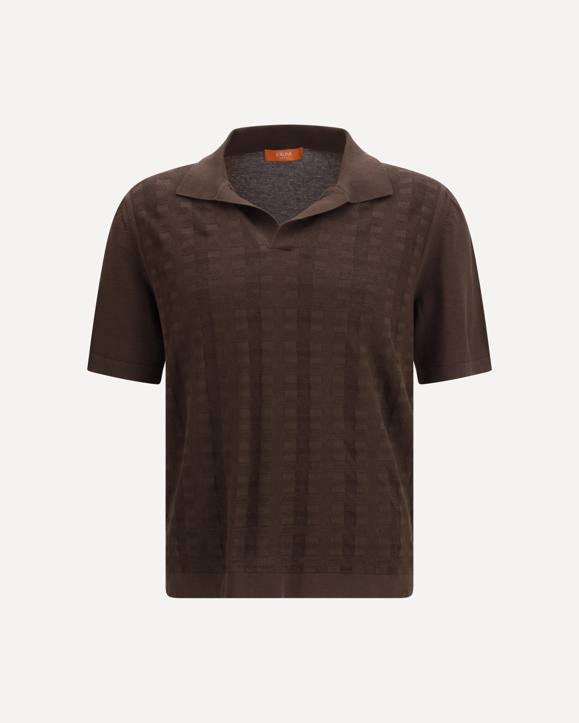 CRUNA Levanti V-neck knit T-shirt