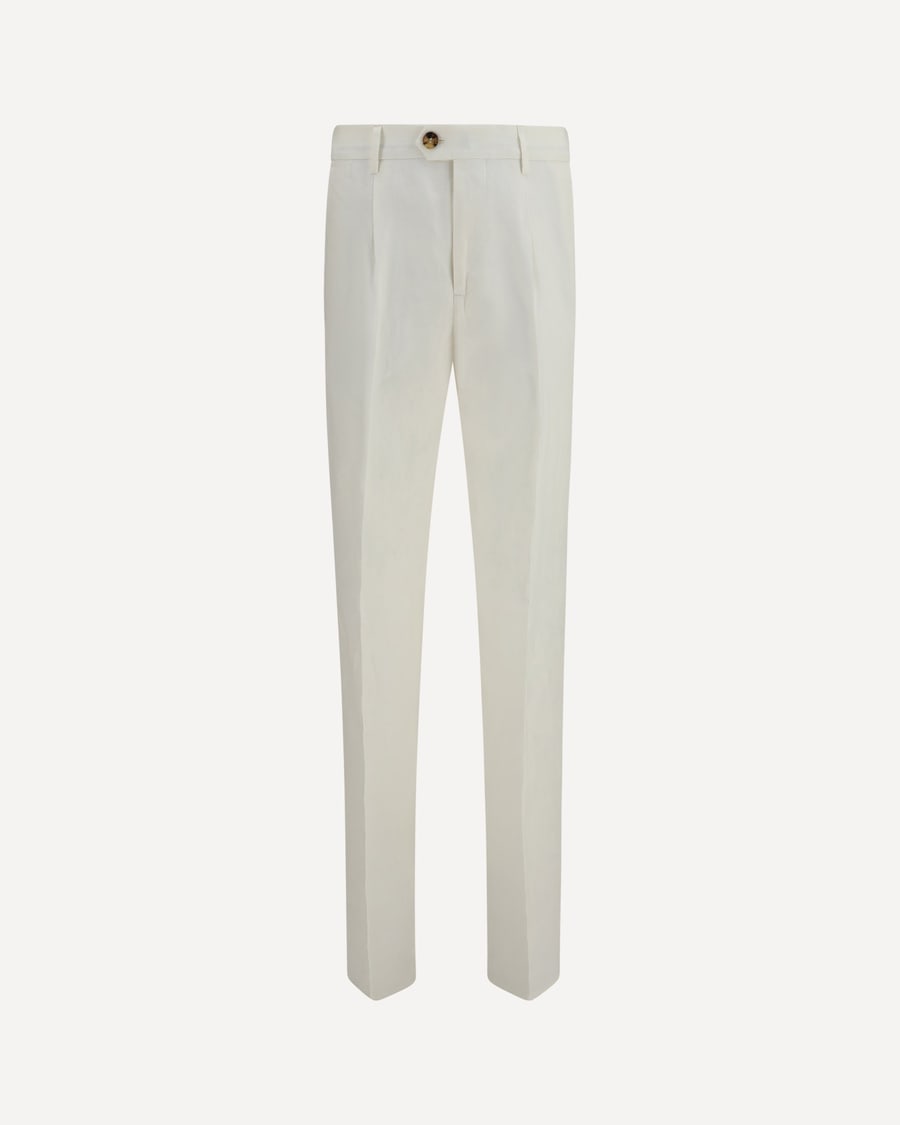 Brunello Cucinelli Linen tailored Pants, view 3