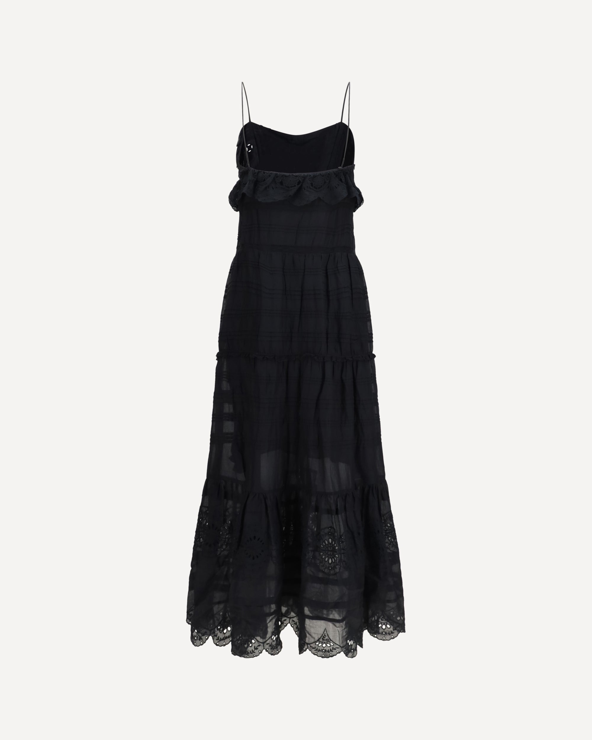 MARANT ETOILE Paule long ruffled Dress, view 2