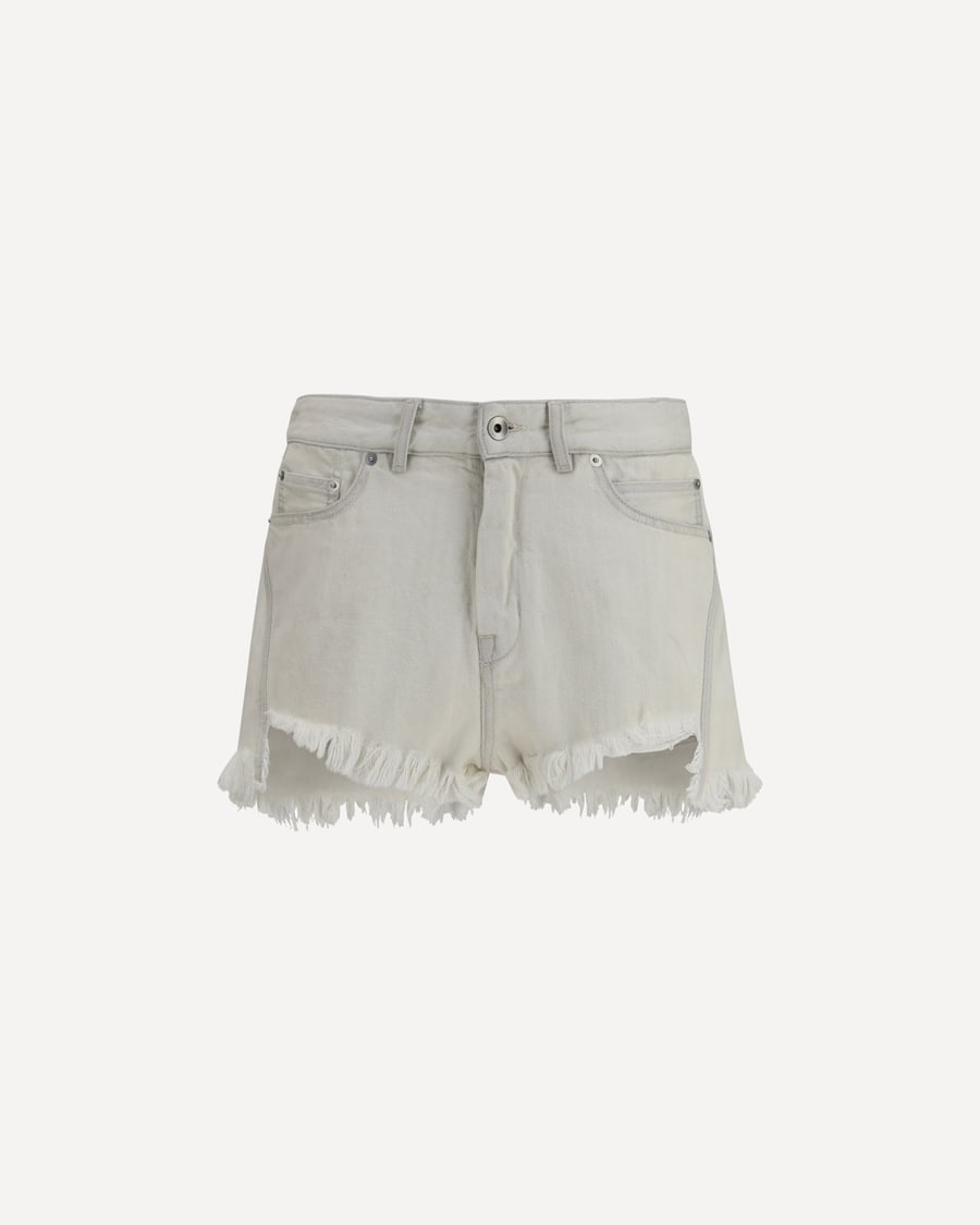 Rick Owens Shorts Temple Bias Cutoffs in Denim