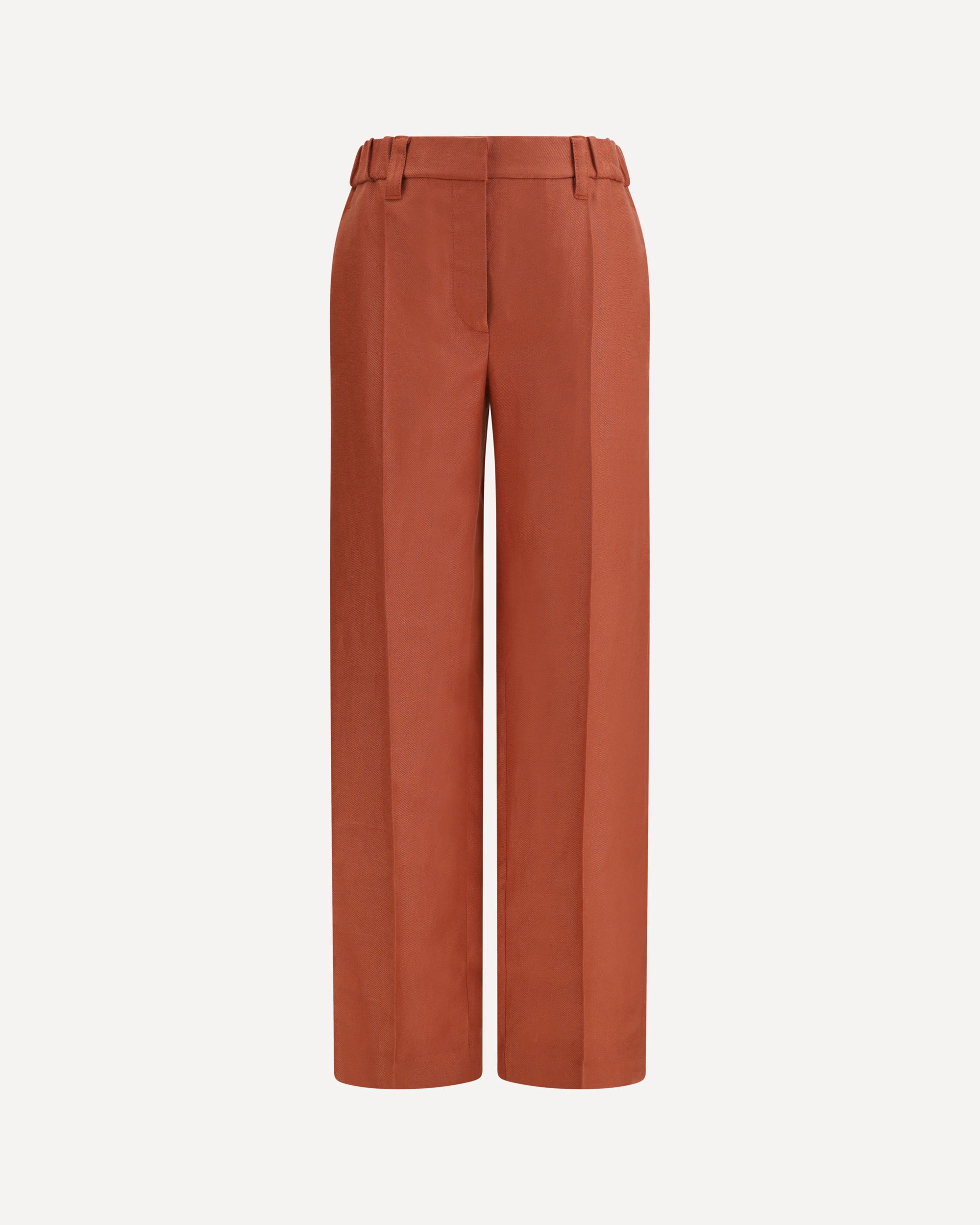 Brunello Cucinelli Wide-Leg Pants in linen with elastic waistband and belt loops