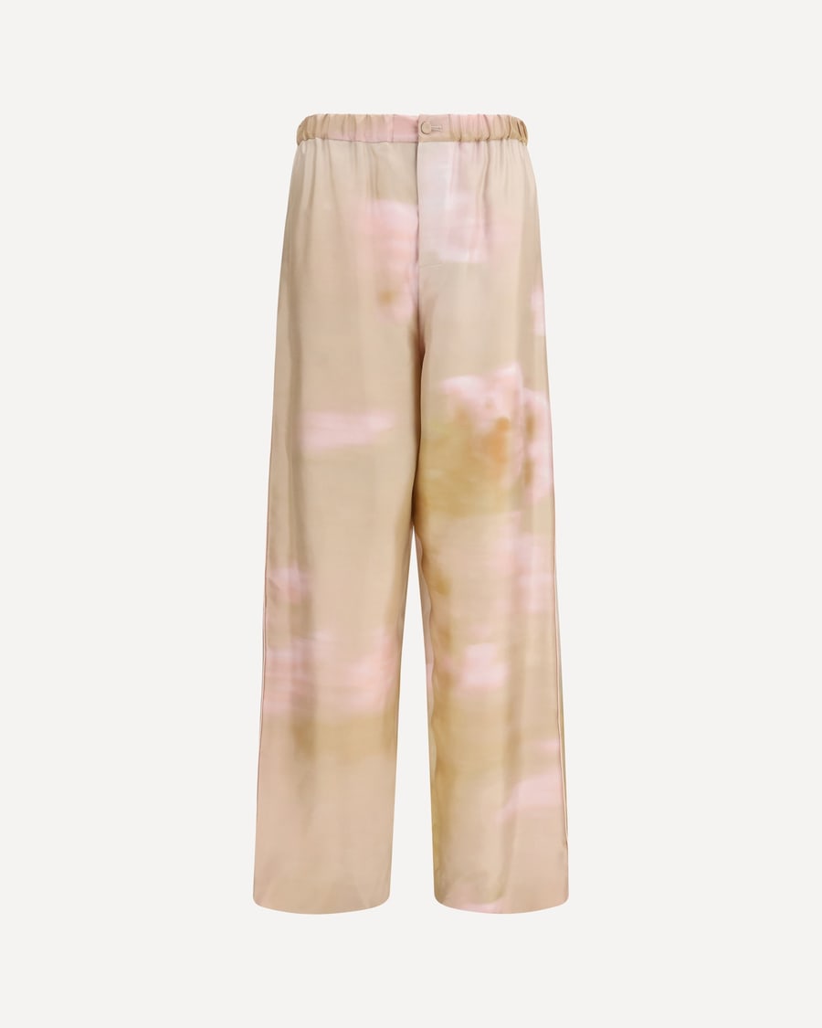Fabiana Filippi Printed silk twill Pants