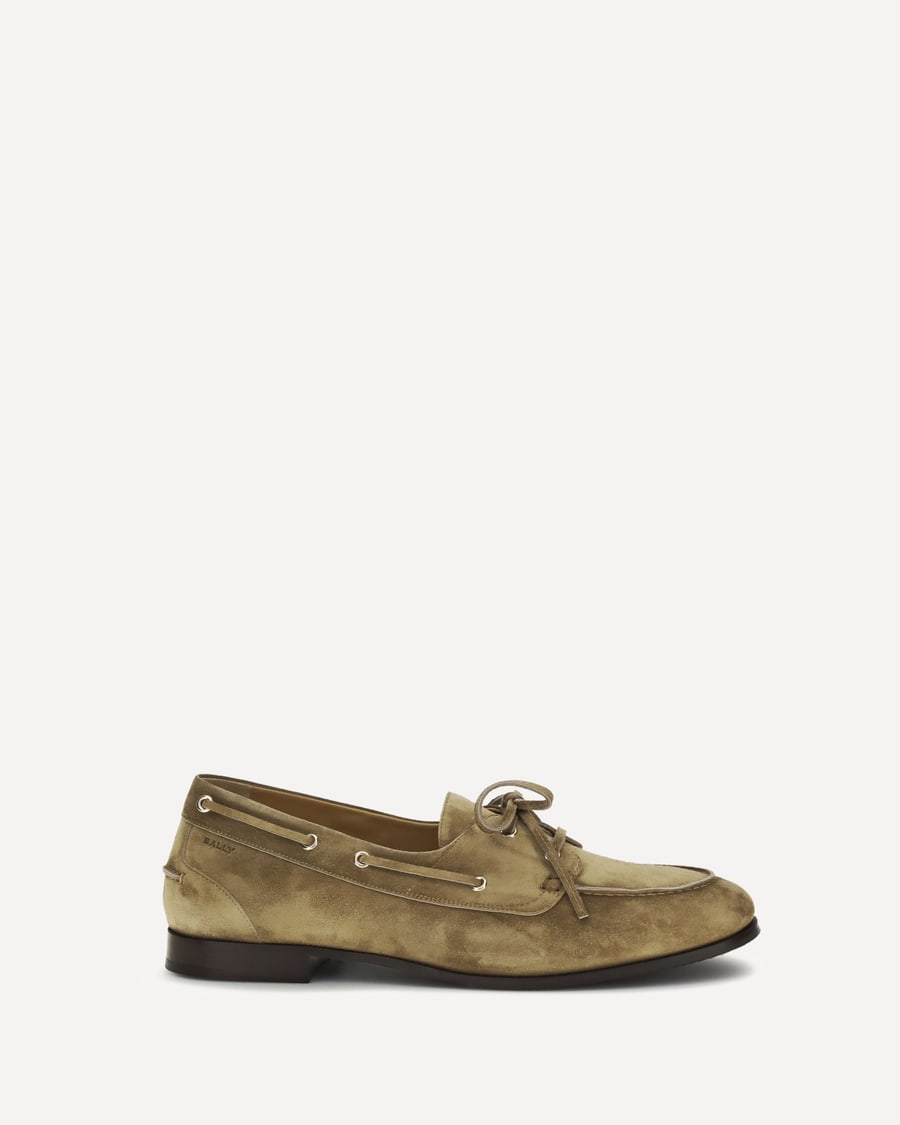 BALLY Plume suede Loafers