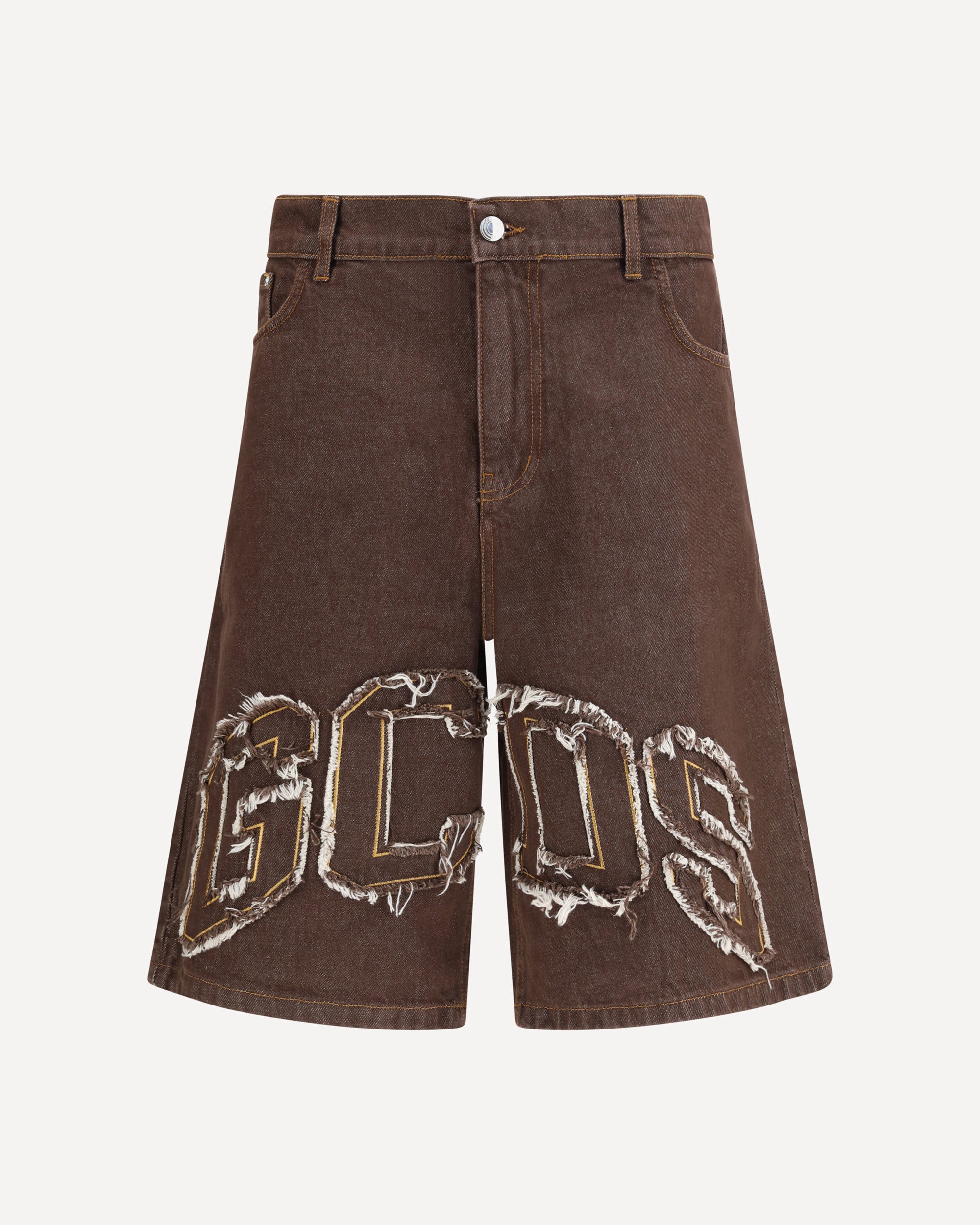 GCDS Lounge logo denim Shorts