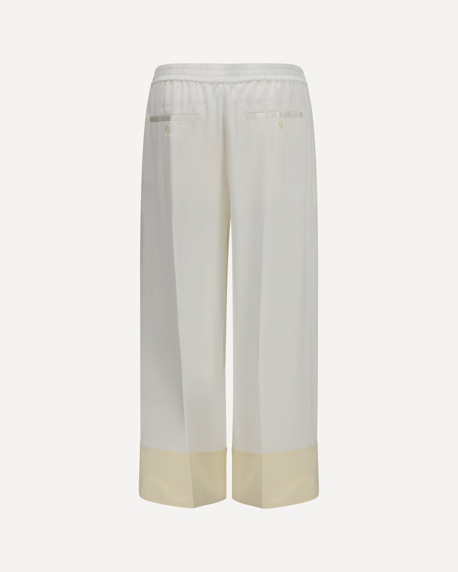 Toteme Drawstring satin Pants, view 4