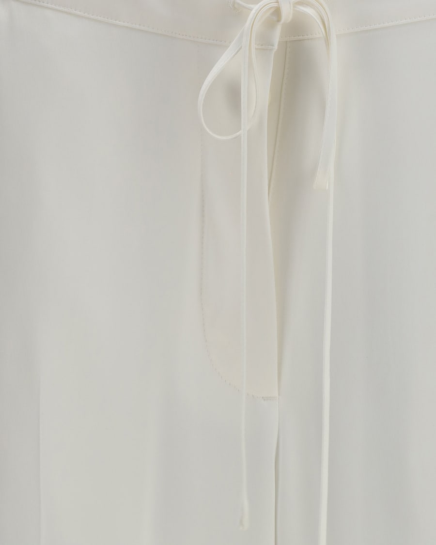 Toteme Drawstring satin Pants, view 5